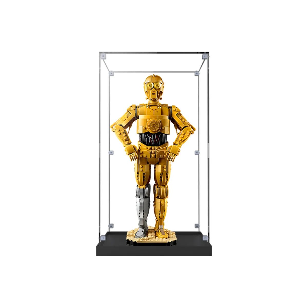 Acrylic Display Case Compatible with LEGO® Star Wars™ C - 3PO™ 75398 - brickzonehub