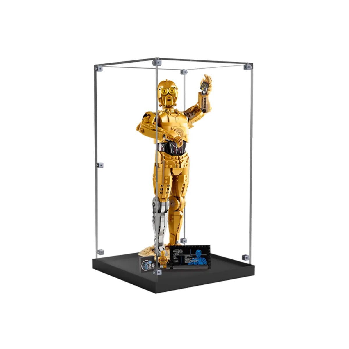 Acrylic Display Case Compatible with LEGO® Star Wars™ C - 3PO™ 75398 - brickzonehub