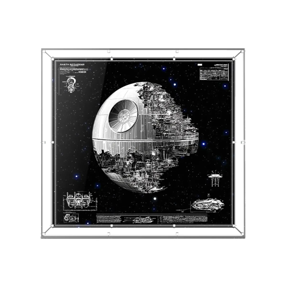 Acrylic Display Case Compatible with LEGO® Star Wars™ Death Star™ 75419 - brickzonehub