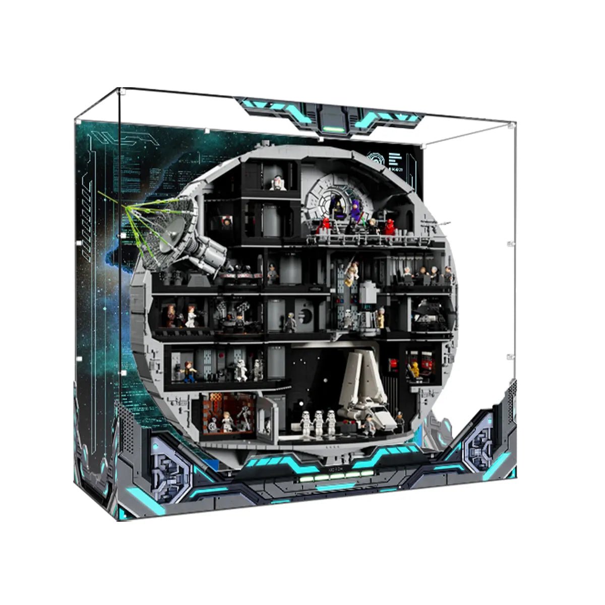 Acrylic Display Case Compatible with LEGO® Star Wars™ Death Star™ 75419 - brickzonehub