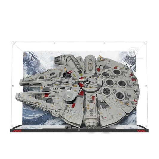 Acrylic Display Case Compatible with LEGO® Star Wars™ Millennium Falcon 75192 - brickzonehub