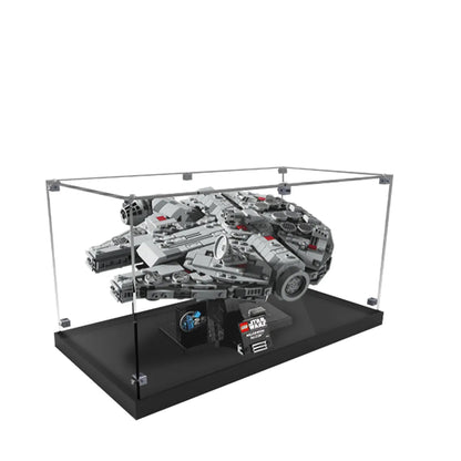 Acrylic Display Case Compatible with LEGO® Star Wars™ Millennium Falcon™ 75375 - brickzonehub