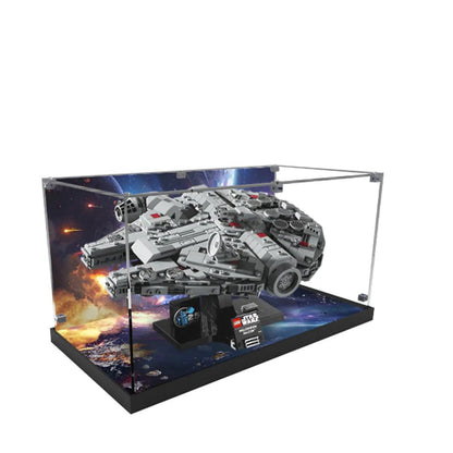 Acrylic Display Case Compatible with LEGO® Star Wars™ Millennium Falcon™ 75375