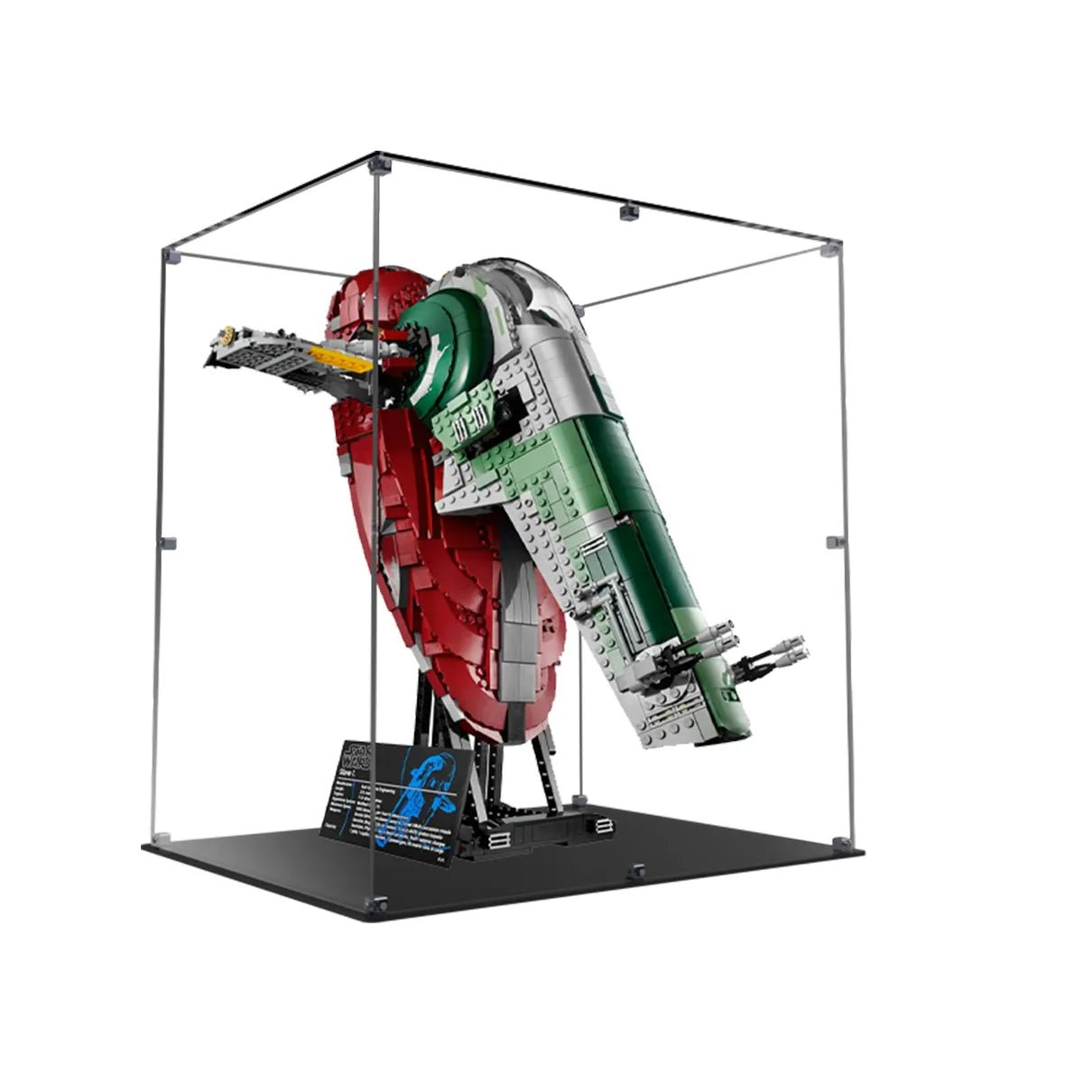 Acrylic Display Case Compatible with LEGO® Star Wars Slave I 75060 - brickzonehub