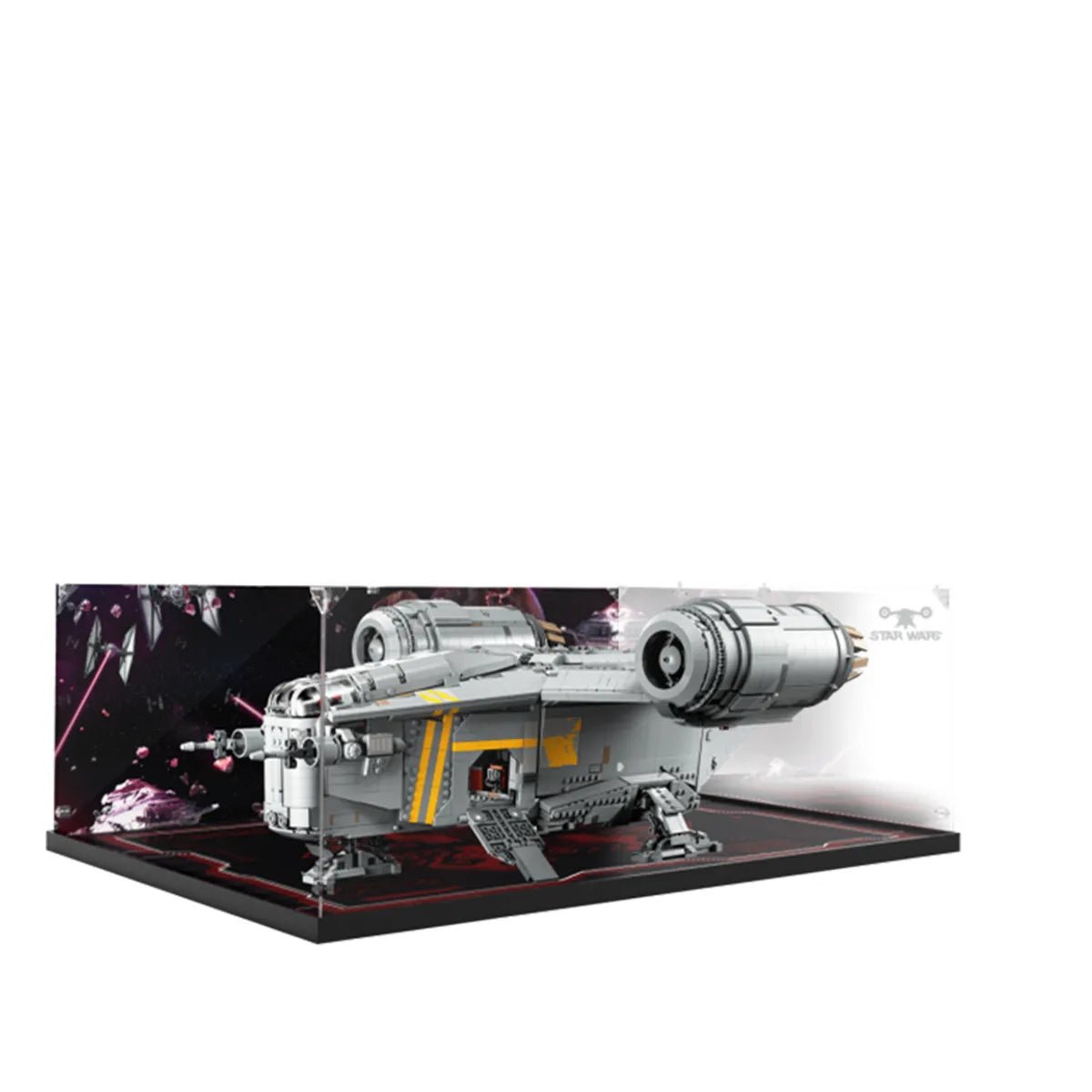 Acrylic Display Case Compatible with LEGO® Star Wars™ The Razor Crest™ 75331 - brickzonehub