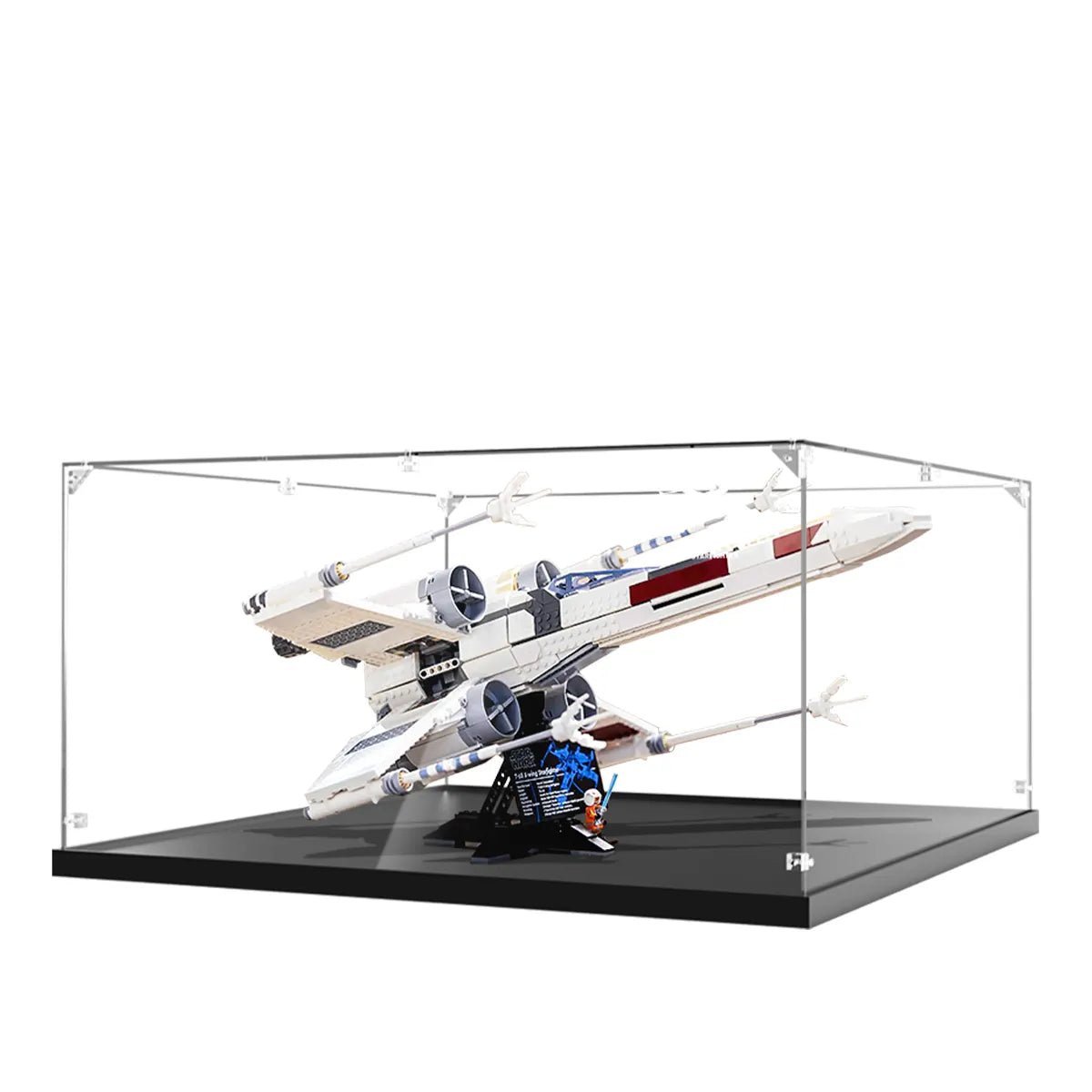 Acrylic Display Case Compatible with LEGO® X - Wing Starfighter™ 75355 - brickzonehub