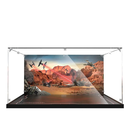Acrylic Display Case Compatible with LEGO® X - Wing Starfighter™ 75355 - brickzonehub