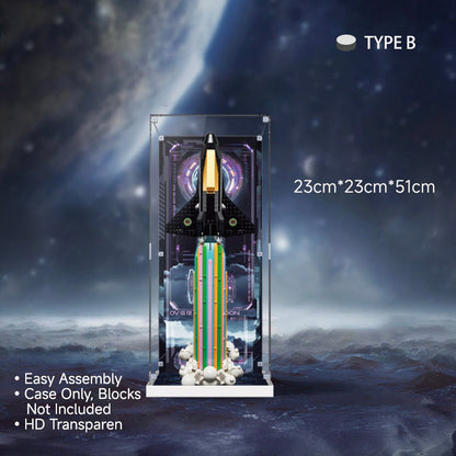 Acrylic Display Case for LEGO® 10391 Over the Moon - brickzonehub