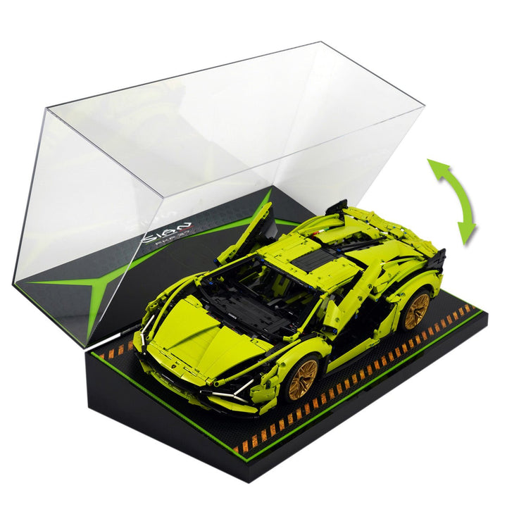 Acrylic Display Case for Lego® 42115 Lamborghini Sian - brickzonehub
