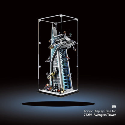 Acrylic Display Case for LEGO® 76296 Avengers Tower - brickzonehub