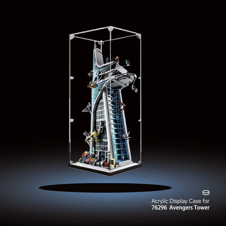 Acrylic Display Case for LEGO® 76296 Avengers Tower - brickzonehub