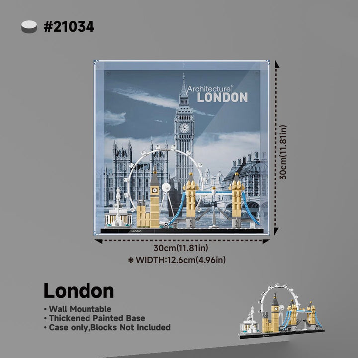 Acrylic Display Case for LEGO® Architecture - brickzonehub