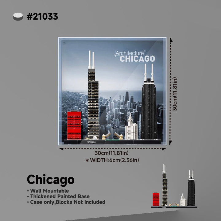 Acrylic Display Case for LEGO® Architecture - brickzonehub
