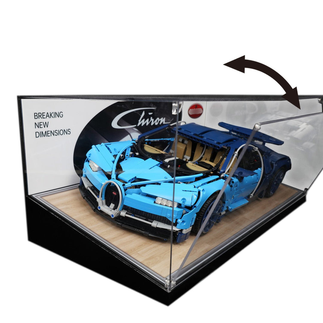 Acrylic Display Case for LEGO® Bugatti Chiron - brickzonehub