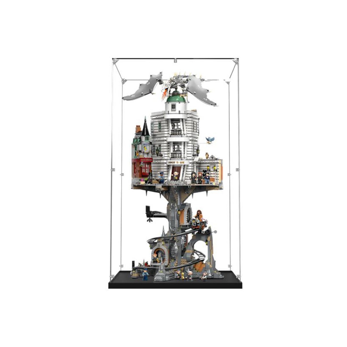 Acrylic Display Case for LEGO® Gringotts Bank & Vault 76417/40598 - brickzonehub