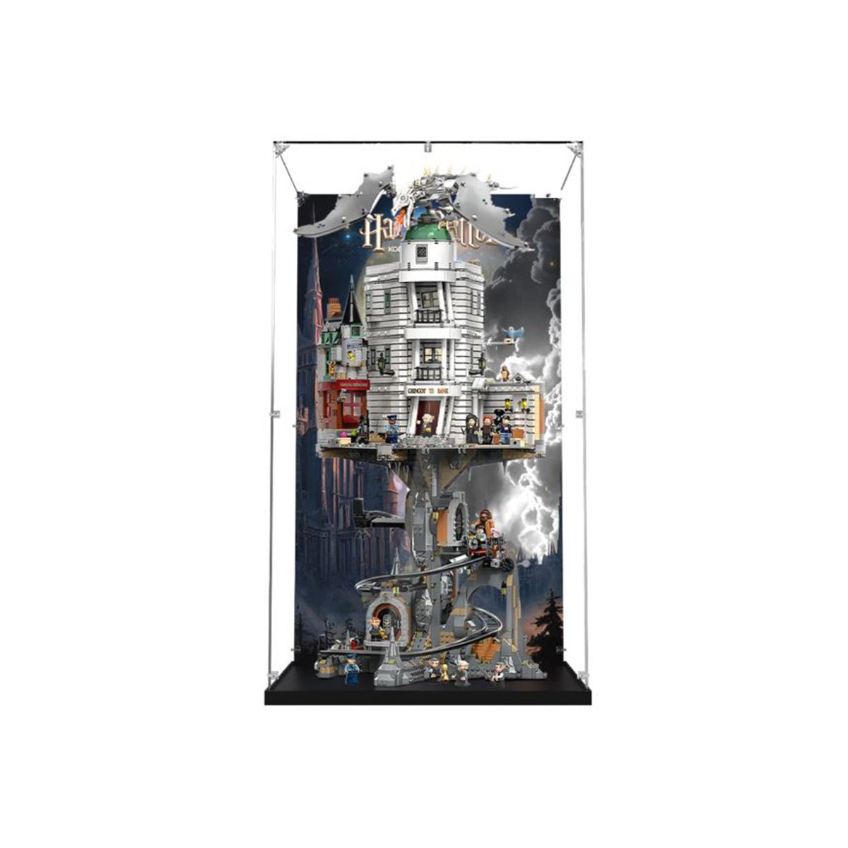 Acrylic Display Case for LEGO® Gringotts Bank & Vault 76417/40598 - brickzonehub