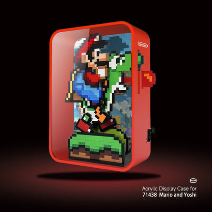 Acrylic Display Case for LEGO® Mario & Yoshi Pixel Art - brickzonehub
