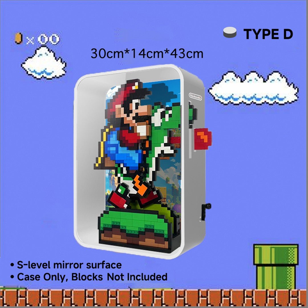 Acrylic Display Case for LEGO® Mario & Yoshi Pixel Art - brickzonehub