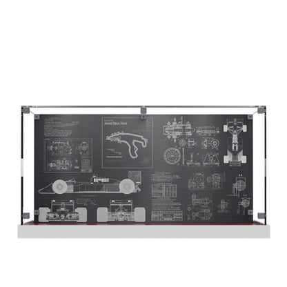 Acrylic Display Case for LEGO® McLaren MP4/4 & Ayrton Senna 10330 - brickzonehub