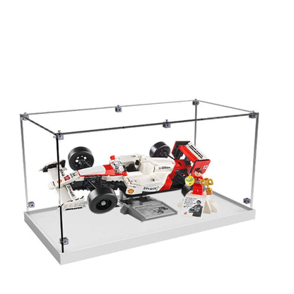 Acrylic Display Case for LEGO® McLaren MP4/4 & Ayrton Senna 10330 - brickzonehub
