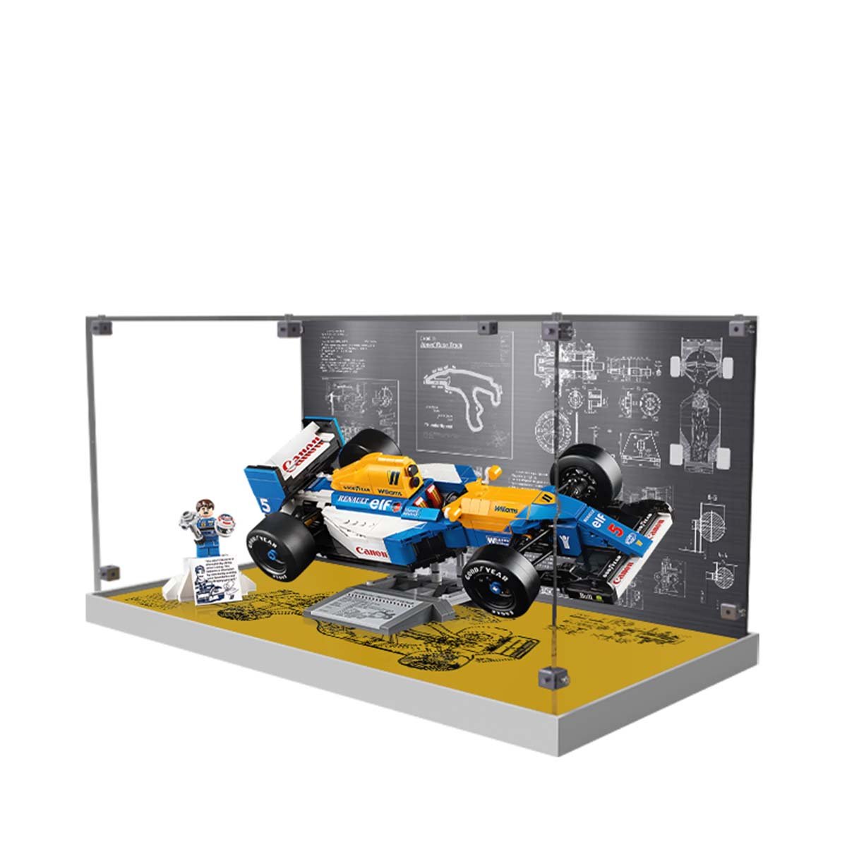LEGO® Williams FW14B & Nigel Mansell 10353 Display Case – brickzonehub