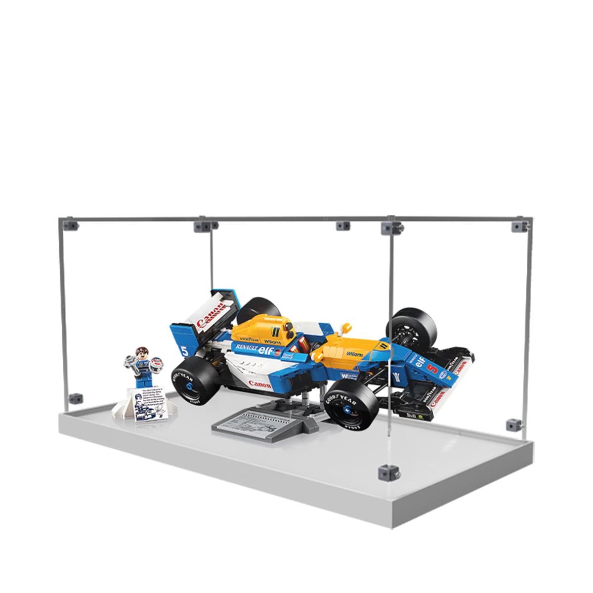 Acrylic Display Case for LEGO® Williams FW14B & Nigel Mansell 10353 - brickzonehub