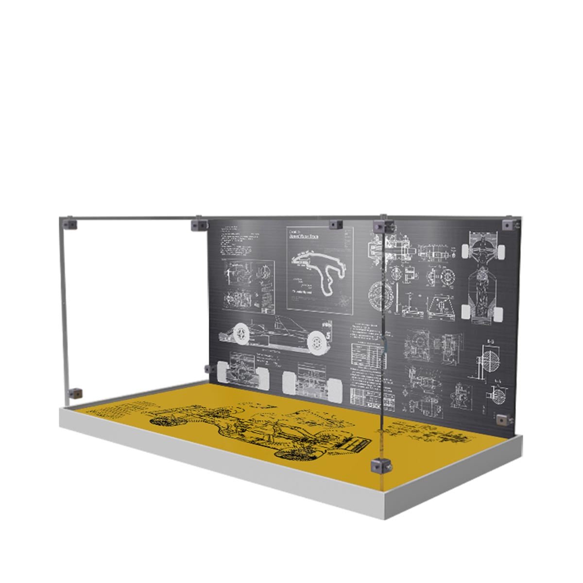 Acrylic Display Case for LEGO® Williams FW14B & Nigel Mansell 10353 - brickzonehub