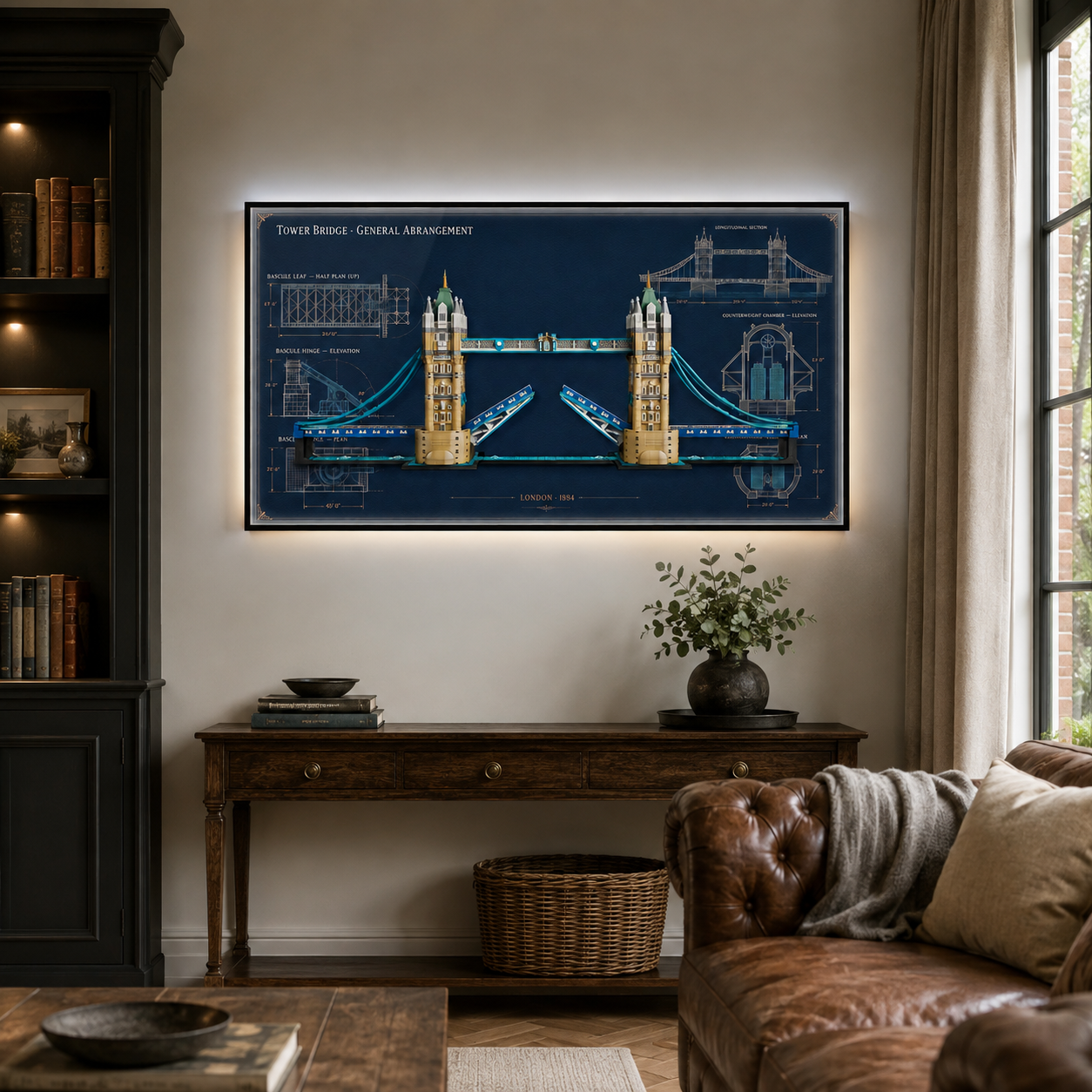 Premium Wanddisplay für LEGO® Mercedes-AMG F1 42171