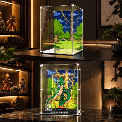 Display Case Compatible with LEGO® Dragon Ball: Shenron & Goku 11390