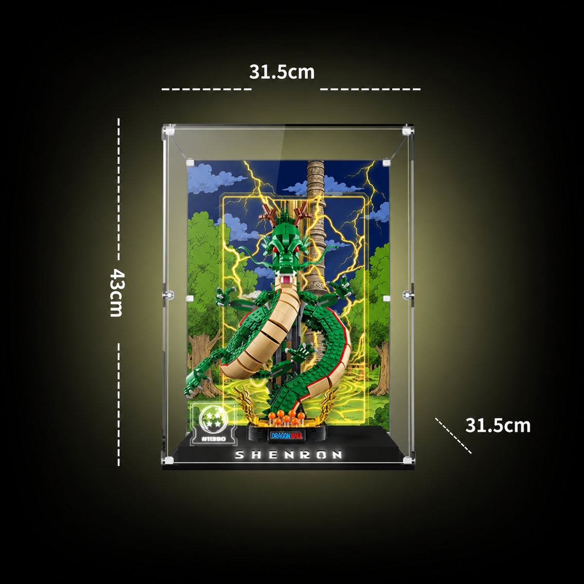 Dragon Ball: Shenron & Goku 11390 Display Case | BrickZoneHub ...