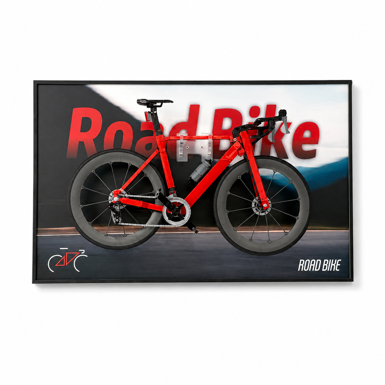 Wall Display Case for LEGO® Road Bike 11380