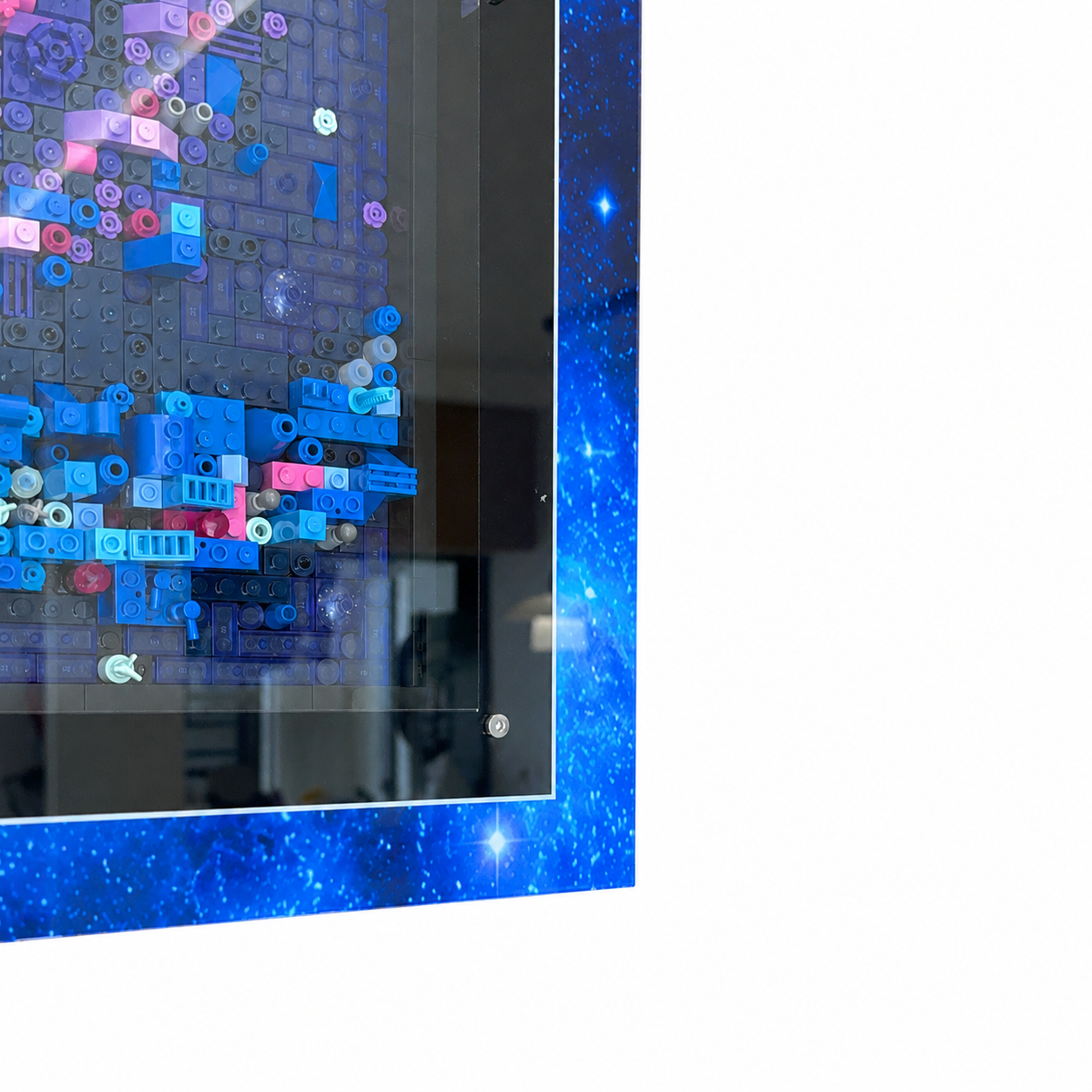 Wall-Mounted Display Case Compatible with LEGO® Art The Milky Way Galaxy Set 31212
