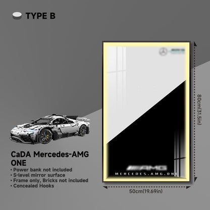 CaDA Mercedes - AMG ONE Wall Display Frame - brickzonehub