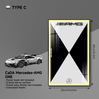 CaDA Mercedes - AMG ONE Wall Display Frame - brickzonehub