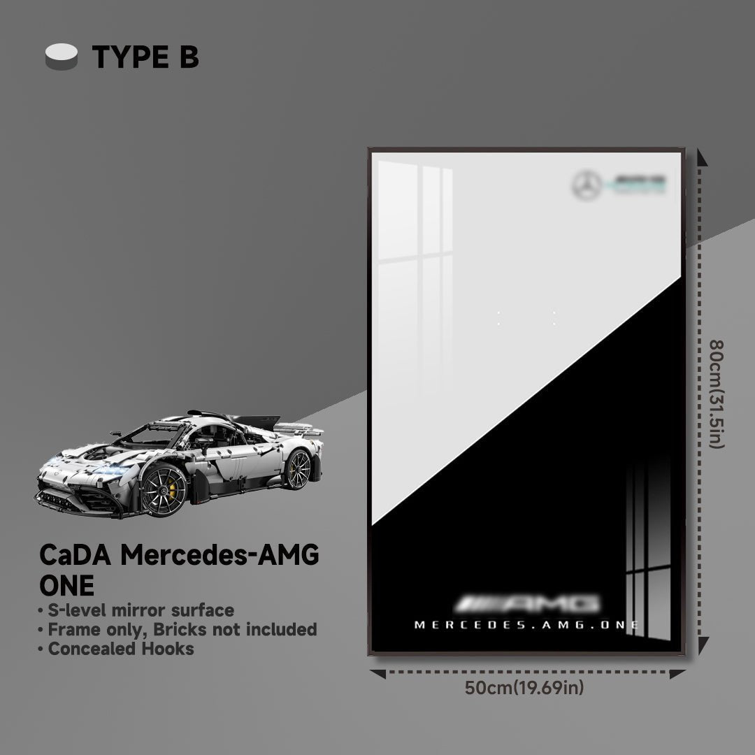 CaDA Mercedes - AMG ONE Wall Display Frame - brickzonehub