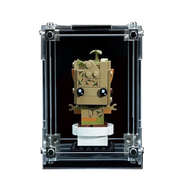 Clear Acrylic Display Box for LEGO® BrickHeadz Figures – Dustproof Premium Showcase - brickzonehub