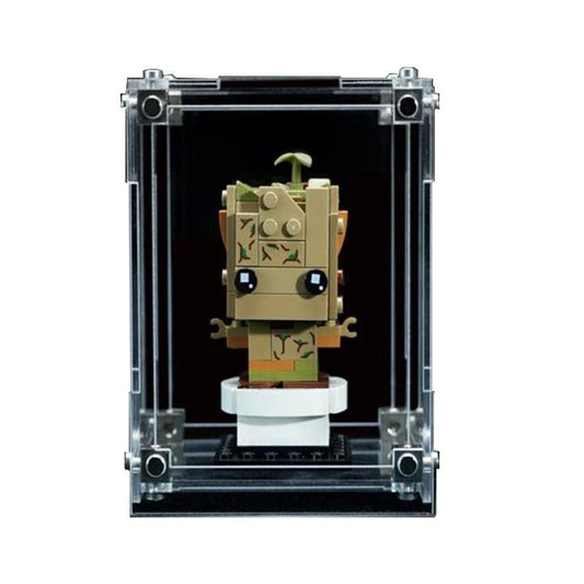 Clear Acrylic Display Box for LEGO® BrickHeadz Figures – Dustproof Premium Showcase - brickzonehub