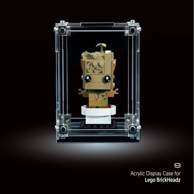 Clear Acrylic Display Box for LEGO® BrickHeadz Figures – Dustproof Premium Showcase - brickzonehub