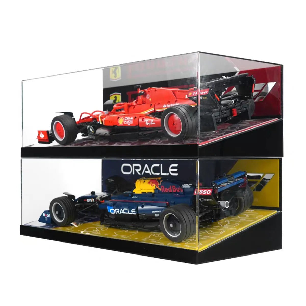 Collector Acrylic Display Case Compatible with LEGO® Technic F1 - brickzonehub