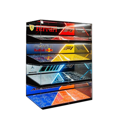 Collector Acrylic Display Case Compatible with LEGO® Technic F1 - brickzonehub