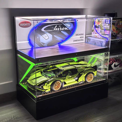 Collector Acrylic Display Case Compatible with LEGO® Technic Supercars - brickzonehub
