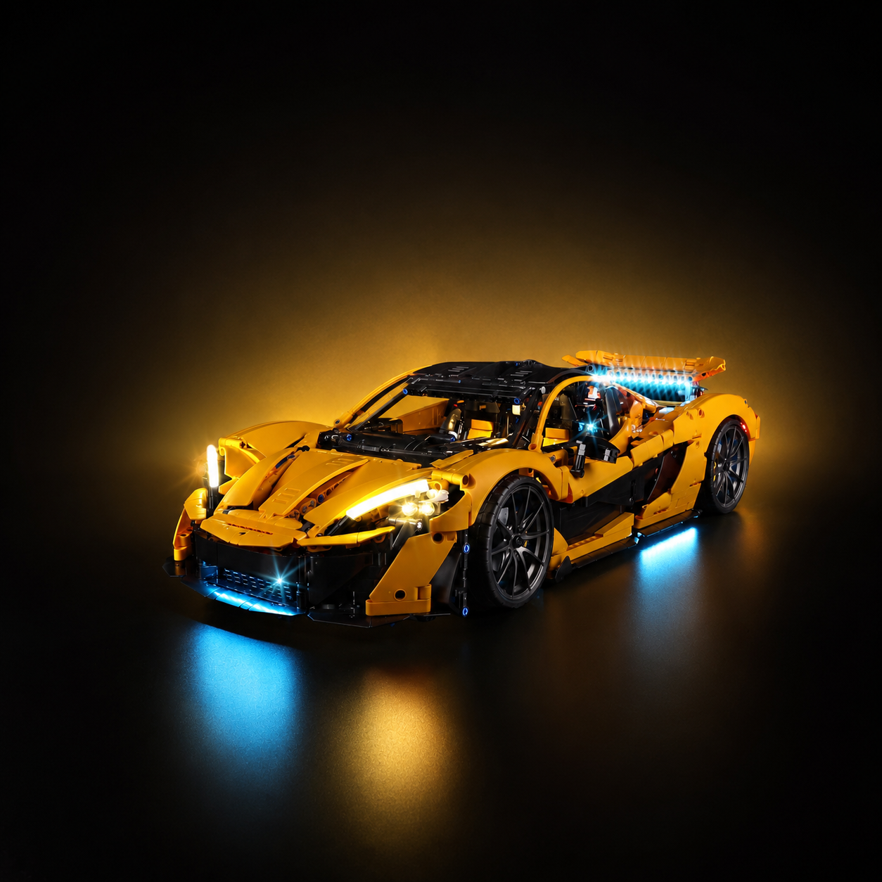 Premium-Wanddisplay kompatibel mit LEGO® Technic™ McLaren F1 42141 Stil D
