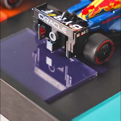 Wall Display Frame for LEGO® Speed Champions F1 | 12-Car | Grand Prix | Black