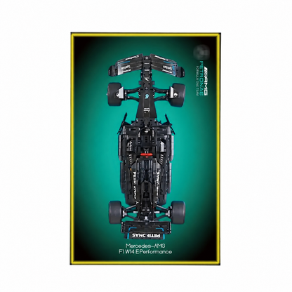Premium Wanddisplay für LEGO® Mercedes-AMG F1 42171 Style D