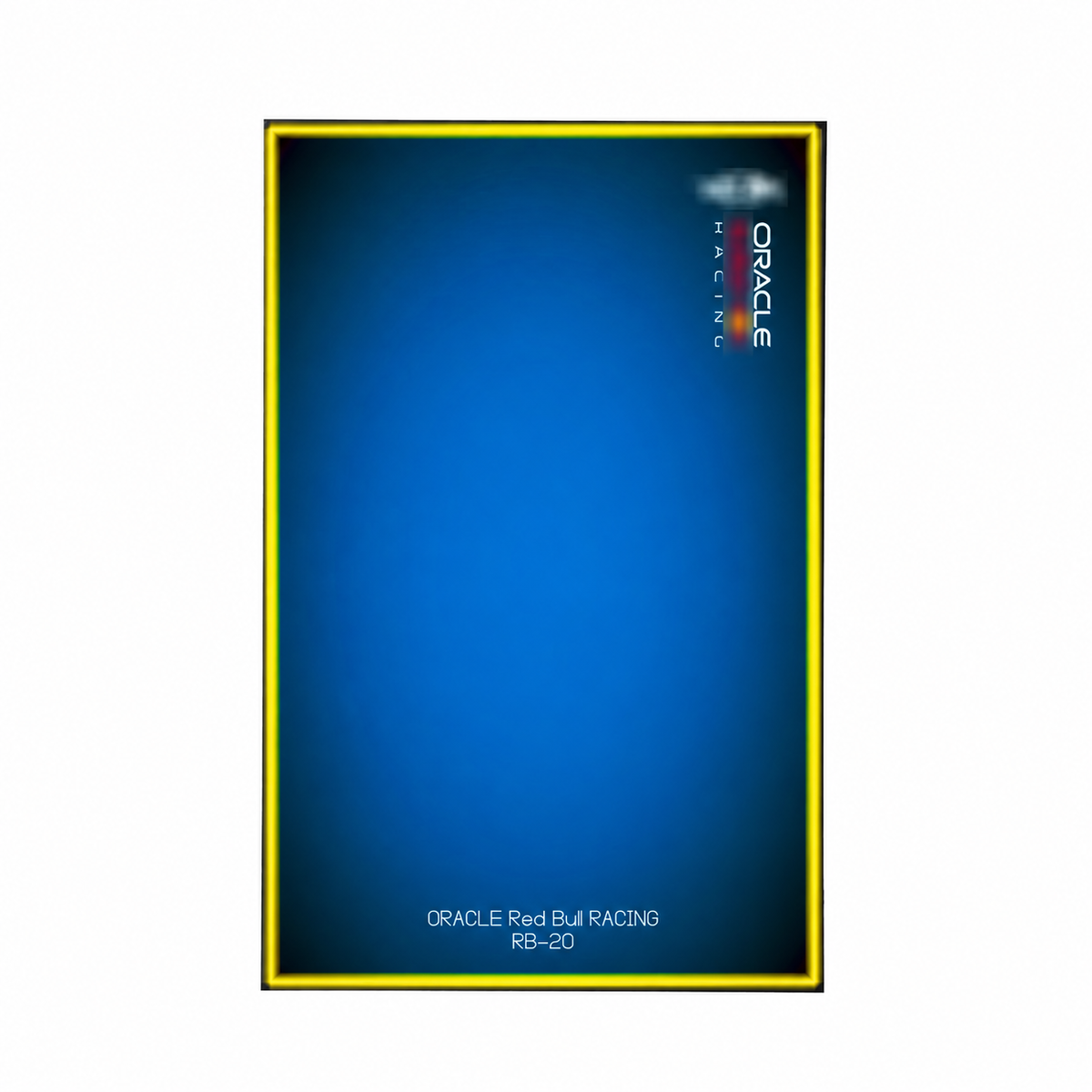 Wanddisplayrahmen kompatibel mit LEGO® 42206 Red Bull RB20 Style B