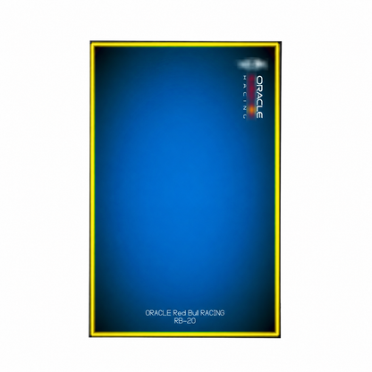 Wanddisplayrahmen kompatibel mit LEGO® 42206 Red Bull RB20 Style B