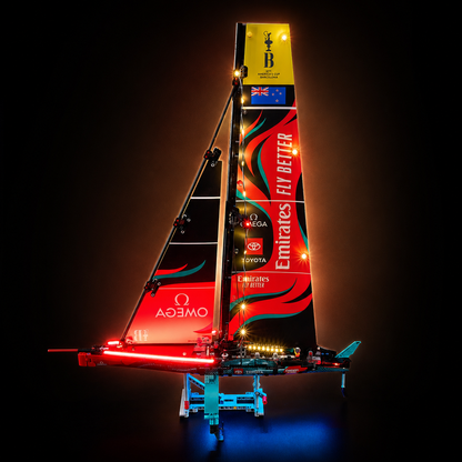 Premium-Wanddisplay kompatibel mit LEGO® Technic™ McLaren F1 42141 Stil D