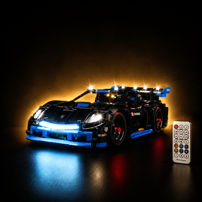 Premium-Wanddisplay kompatibel mit LEGO® Technic™ McLaren F1 42141 Stil D