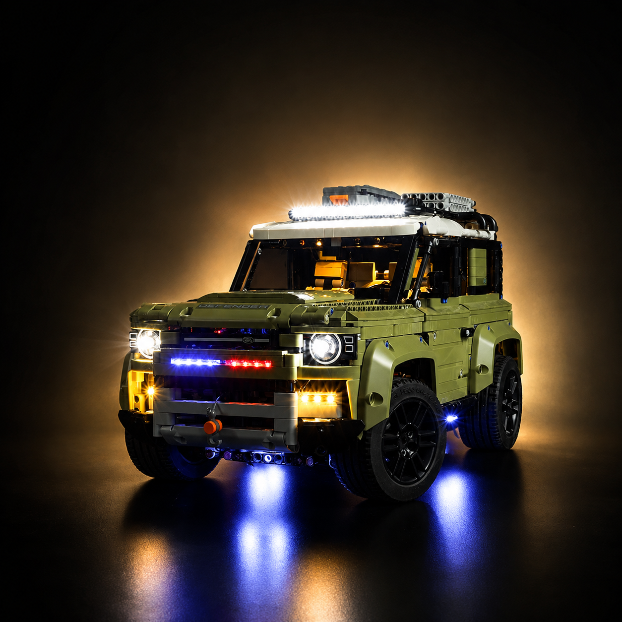 Premium-Wanddisplay kompatibel mit LEGO® Technic™ McLaren F1 42141 Stil D