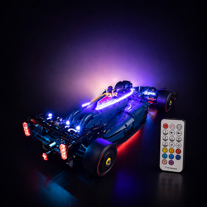 Premium-Wanddisplay kompatibel mit LEGO® Technic™ McLaren F1 42141 Stil D